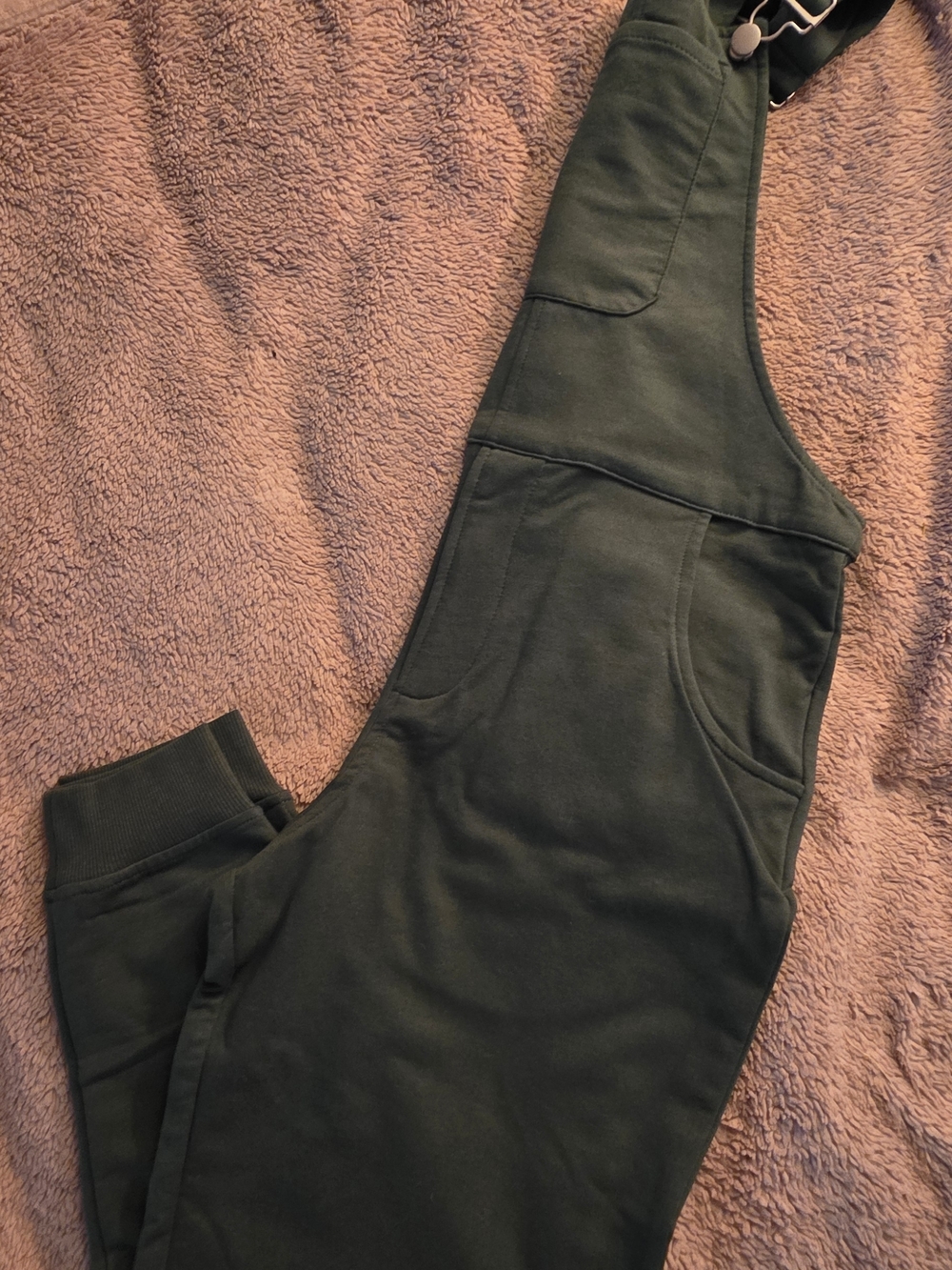 Forest Green Swoveralls with Front Pocket